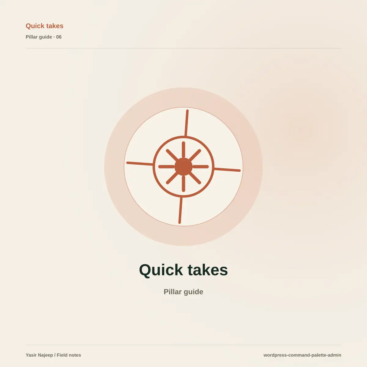 The Command Palette across WordPress admin